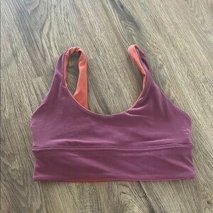 Lululemon Align Reversible Red and Orange Sports Bra